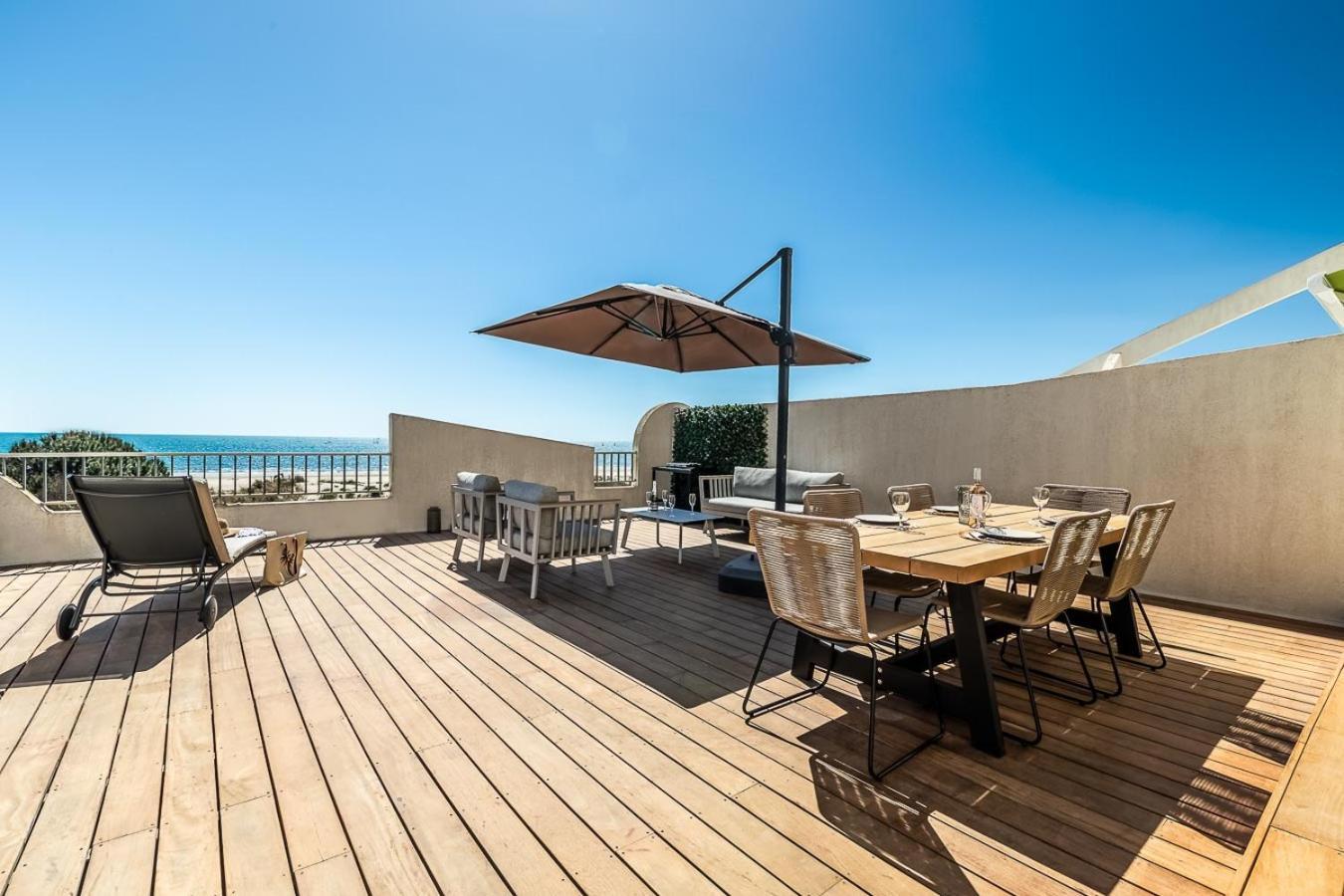 Suite Terrasse Xxl - Front De Mer - Parking - Ambiance Plage لا غراند موت المظهر الخارجي الصورة