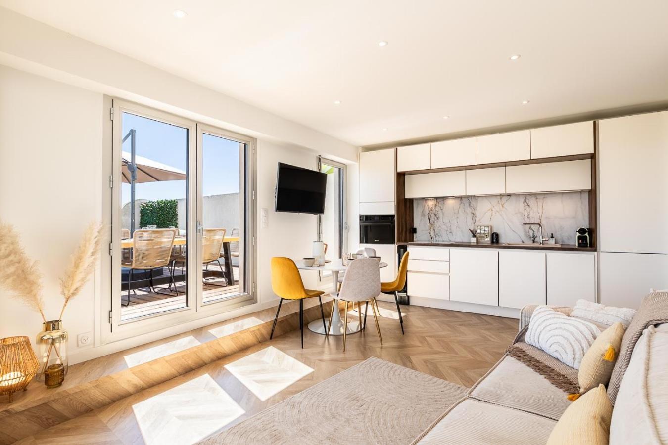Suite Terrasse Xxl - Front De Mer - Parking - Ambiance Plage لا غراند موت المظهر الخارجي الصورة